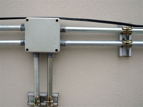 junction box between house and garage|junction box wall mount.